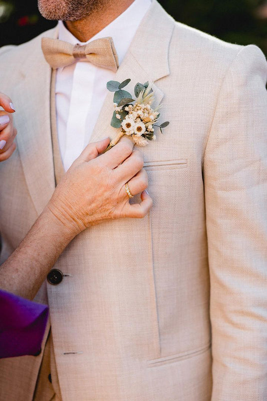 Prendido | Prendido para boda de flor preservada