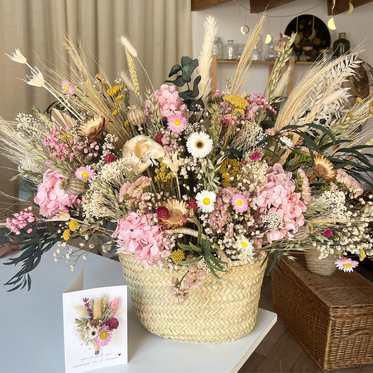 Taller ramo grande | flor seca y preservada