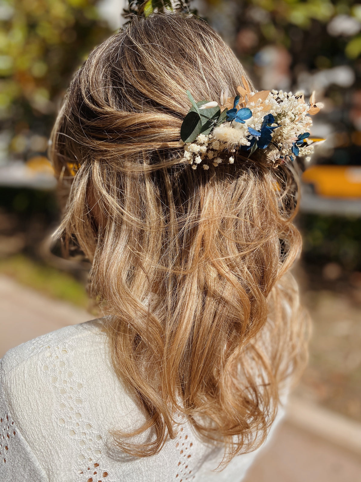 Something blue - Ramo de novia flor preservada