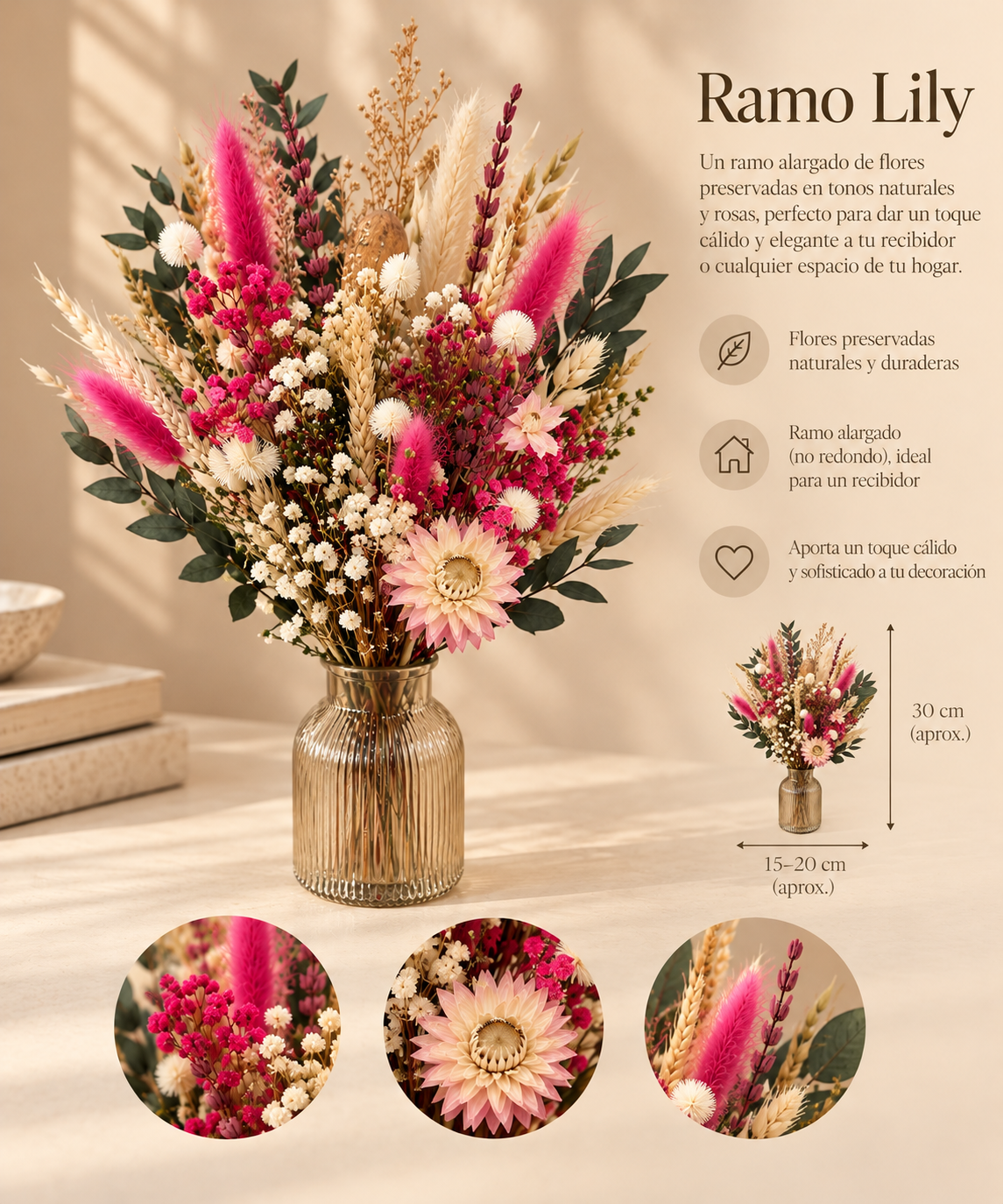Ramo lily | Ramo de Flores preservadas